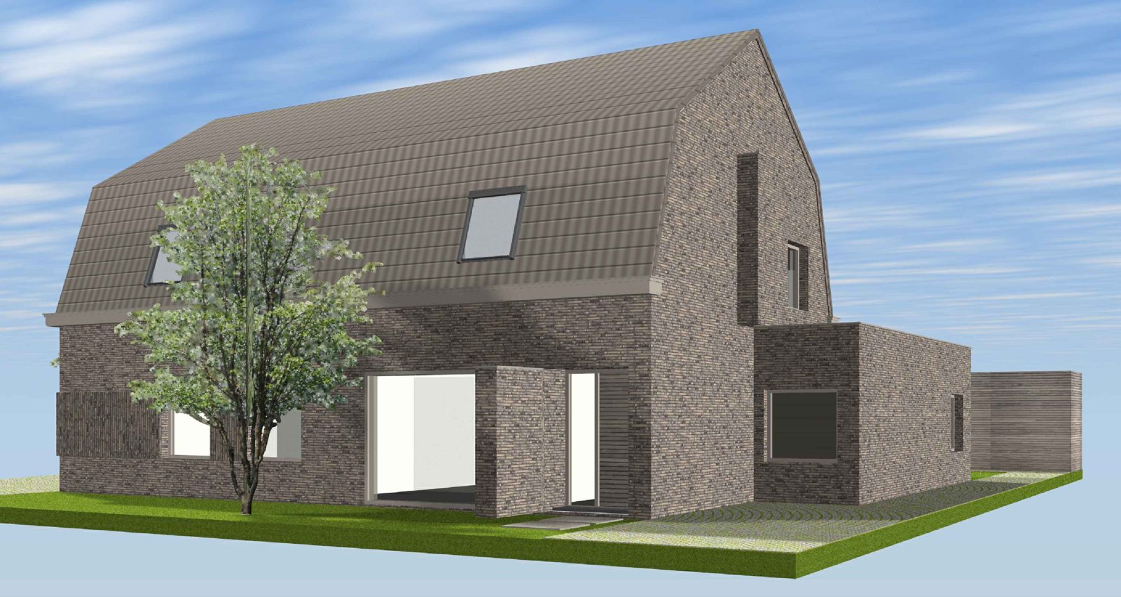 Ontwerpimpressie van de architect